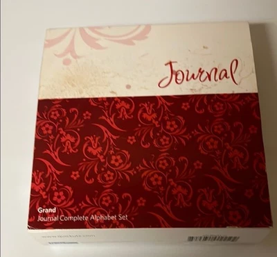 NEW QuicKutz Journal Alphabet Die Set With Storage - Image 1 of 3