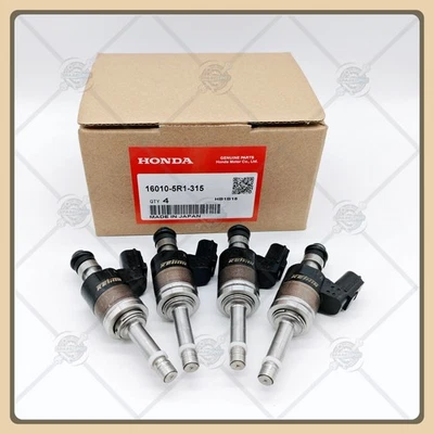 Juego de 4 inyectores de combustible 16010-5R1-315 OEM para Honda Fit DX EX-L2015-2019 1,5 L Foto 1 de 4