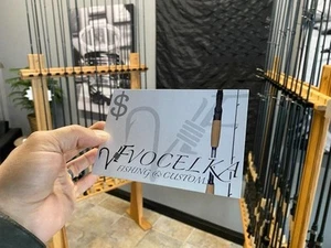Vocelka Custom Fishing Rod $325 Value - Picture 1 of 2