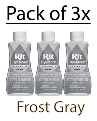 (Paquete de 3) Tinte Rit More sintético gris escarcha - 7 oz Foto 1 de 4