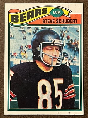 1977 Topps Football - #502 Steve Schubert (RC) Bears EXMT-NM (Set Break) - Image 1 of 4