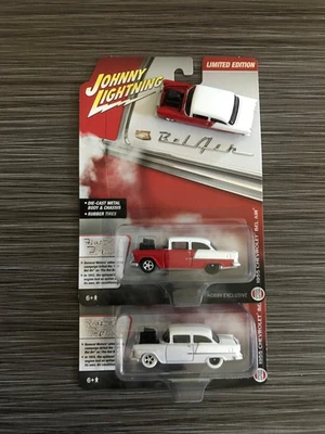Johnny WHITE Lightning Special Edition 1955 Chevrolet Bel Air Exclusive Chase + - Image 1 of 4