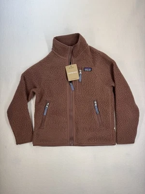 Chaqueta polar retro Patagonia Kids XL (14) Dulse Malva 65411 Abrigo Nuevo con etiquetas Foto 1 de 3