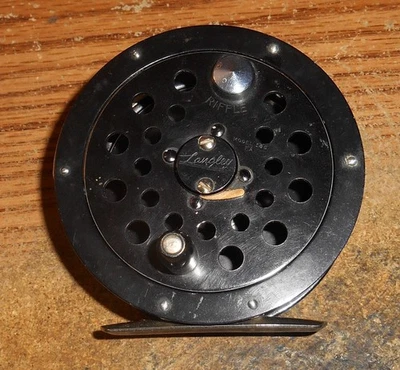 CARRETE VINTAGE LANGLEY MODELO 185 FA FLY/¡RESISTENTE! Foto 1 de 4