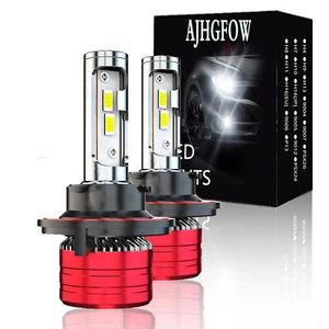 H13/9008 Super Bright LED Headlight Bulbs Kit White10000W 330000LM High/Low Beam - Picture 1 of 9