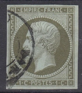 FRANCE EMPIRE N° 11 OBLITERATION CACHET A DATE - TB MARGES - SIGNE JF BRUN - Picture 1 of 2