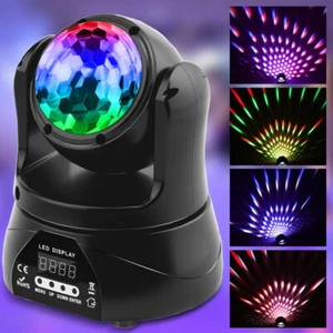 32W LED Disco Ball Laser Double Side RGBW Moving Head Light Show Party Lighting - Picture 1 of 15