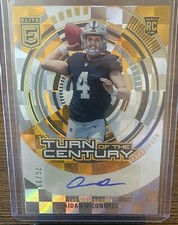 Aidan O’Connell 2023 Panini Donruss Elite Turn Of The Century Auto Orange🔥76/99