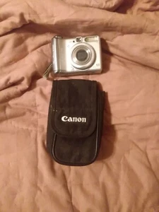 Working Canon PowerShot A520 4.0MP Silver Digital Camera With Carring Case  - Picture 1 of 14