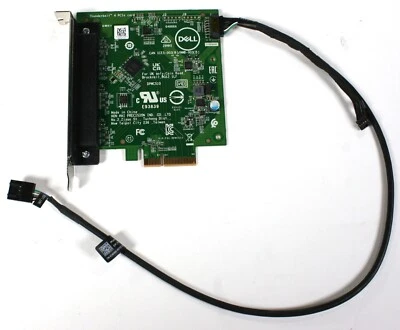 Placa Dell 7R4VG Thunderbolt 4 Precision 3660 3680 5860 7960 + cabo GPIO 2WY06 - Imagem 1 de 4