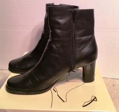 BOTAS NEGRAS MARKON--Cuero Suave 7.5M O Gamuza y Becerro Tejida Plegable-8M-ELIGE 1 Foto 1 de 4