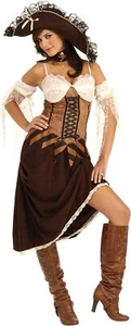 Maiden of the Seas Caribbean Pirate Fancy Dress Up Halloween Sexy Adult Costume - Picture 1 of 12