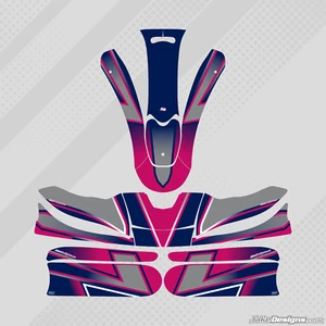 KOSMIC 2015 KG507/508 + M10 STYLE FULL KART STICKER KIT - KARTING - JakeDesigns - Picture 1 of 1
