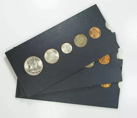 1951 P / D / S UNITED STATES MINT YEAR SET 50C 25C 10C 5C 1C LOT Cover