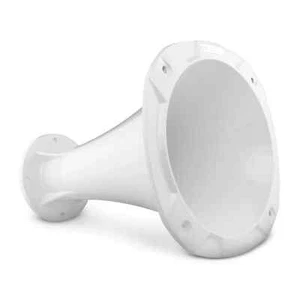 DS18 PRO-HA202 White Bolt-on XL Aluminum Driver Horn - 2" Throat - 11.25" Deep - Picture 1 of 2