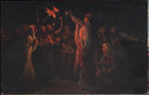 RELIGIÖSE POSTKARTE 1920 ALTES TESTAMENT JUDITH MUSTERKOPF HOLOFERNE POST CCR57 - Bild 1 von 1