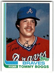 1982 Topps Tommy Boggs Atlanta Braves #61