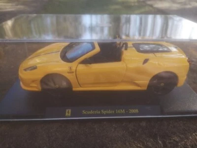 Ferrari 430 Scuderia amarelo aranha coleção 1/24 Le Grandi Ferrari escala 1/24 - Imagem 1 de 4