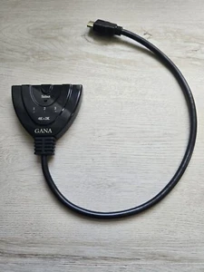HDMI Cable Splitter 4K x 2K HDMI distributor selector 3 in 1 out 1080P 60hz 3D - Picture 1 of 6