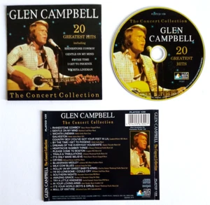 Cd Glen Campbell The Concert Collection Rock Country Europe 1997 Compact Disc(Z3 - Foto 1 di 1