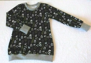 Mädchen  ♥ Tunika ♥ Longtunika ♥ Gr.86  - 140 ♥ Blumen ♥ Handmade - Bild 1 von 1