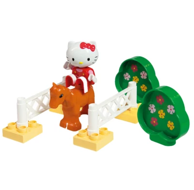 Hello Kitty Starter Set Horse Luck BIG Bloxx Building Blocks - Image 1 of 2