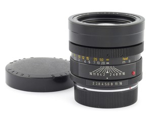 Leica R Summicron 2/90mm Canada Lens  3-cam Black