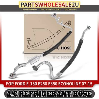 Nova mangueira de refrigerante AC para Ford E-150 E-150 Econoline E-250 E-350 Super Duty - Imagem 1 de 4