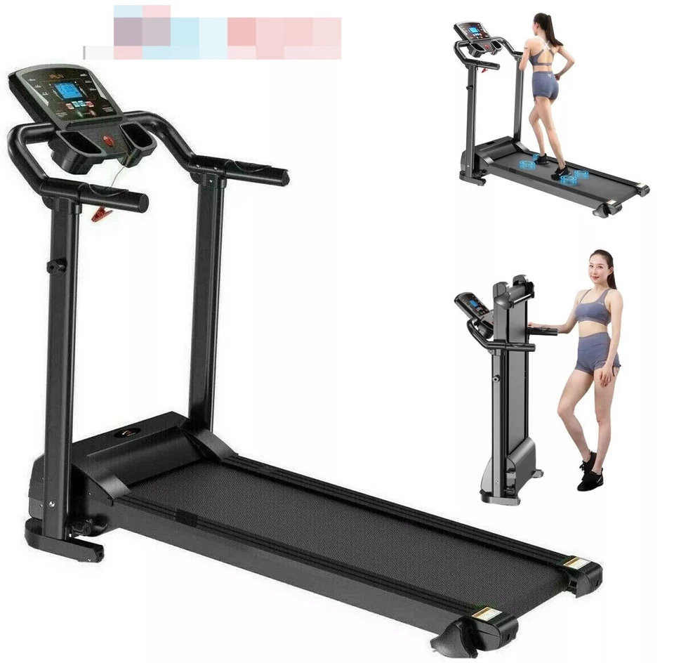 Treadmill Running Electric Indoor  Walking Pad Machine Home Gym Fitness Exercise - Image 1 of 4