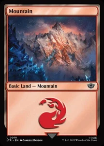 Magic the Gathering (mtg): LTR: Mountain  (x 4) - Picture 1 of 1