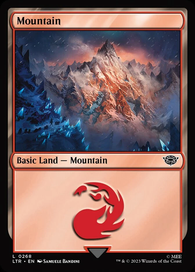 Magic the Gathering (mtg): LTR: Mountain  (x 4) - Image 1 of 1