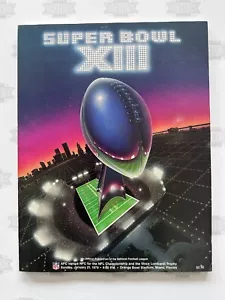 1979 Super Bowl XIII (13) Game Program Pittsburgh Steelers Dallas Cowboys - Picture 1 of 6