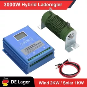 DE 3000W 24V/48V turbina eolica generatore MPPT eolico solare ibrido regolatore di carica - Foto 1 di 16