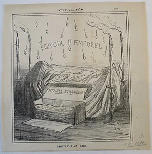 Lithographie, Daumier, Requiescat in pace ! , Actualités, LD3871 - Bild 1 von 3
