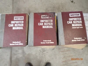 1977-1990 Motor Import Prof Service Manuals, Car/Light Truck 6th, 9th, &12th Ed. - Bild 1 von 12