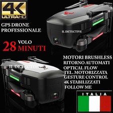 DRONE 4k PRO FPV WIFI GPS BLOCCO ALTEZZA BATTERIE RICAMBI