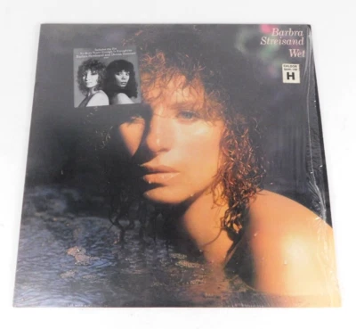 BARBRA STREISAND Wet 1979 Columbia Records FC 36258 LP Vinyl Shrink Hype - Image 1 of 4