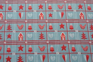 Baumwollstoff Weihnachtsstoff gemustert mtr. €8,50 - Bild 1 von 1