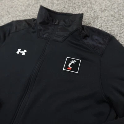 Cincinnati Bearcats Chaqueta Para Hombres M Negro Under Armour Sudadera NCAA Baloncesto Foto 1 de 4