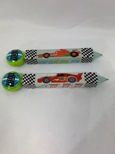 Disney Autos Puzzle Kugelschreiber Lightning McQueen Francesco RSN 2er Set Würfel - Bild 1 von 12