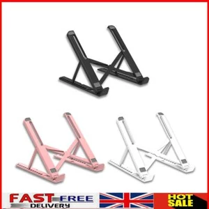 Foldable Desktop Support Holder Tablet Desk Stand Bracket for Laptop Smart Phone - Picture 1 of 15