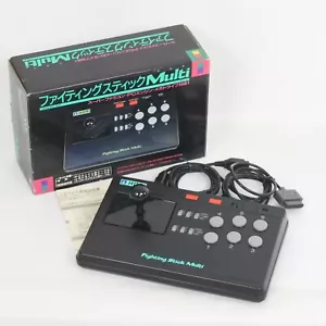 Mega Drive-Super Famicom-HORI Fighting Stick Multi Controller-Boxed-SFC MD 14 - Picture 1 of 11