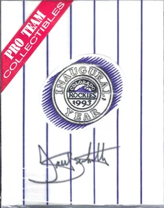Dante Bichette Colorado Rockies Autograph 1993 Inaugural Year Patch - Picture 1 of 2