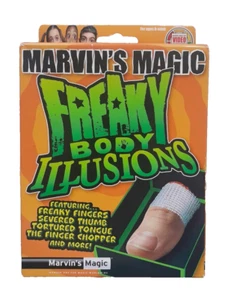 MARVIN'S MAGIC MARVINS FREAKY BODY ILLUSIONS PACK + DVD BRAND NEW! REF #2 - Picture 1 of 2