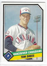 1989 TCMA Vancouver Canadians (Class AAA-Chicago White Sox) Tom Drees