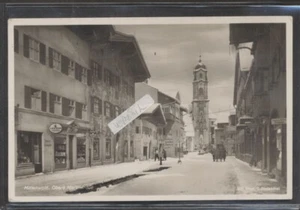 Mittenwald  Obere Marktstr . Geschäfte Zigarren J.Neumann , Bäckerei Zunferer - Picture 1 of 2