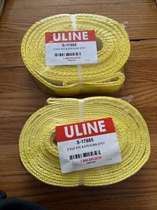 2x ULINE s-17885 2X10 eslinga para ojos y ojos 2 capas - Imagen 1 de 3