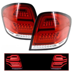 Red Tail Lights Fits 2006-2011 Mercedes Benz W164 ML350 ML450 LED Bar Brake Lamp - Bild 1 von 7