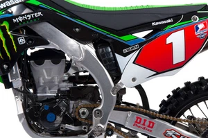 KAWASAKI KXF 450 2012 - 2015 3M FRAME GRIP TAPE MX GRAPHICS Dirt Bike graphics - Picture 1 of 5