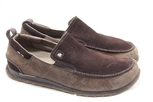 The North Face Loafer Shoes Mens Size 13 Moccasins Brown Suede Nubuck Slippers - Picture 1 of 8